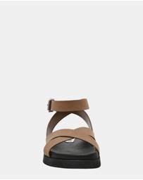 Steve Madden - My Bestie Taupe Nubuck Sandals