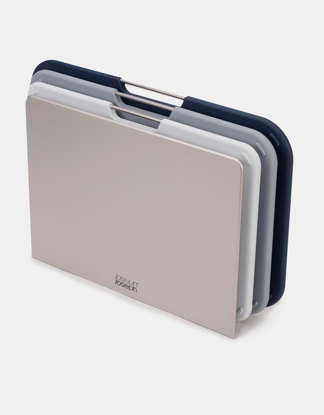 Joseph Joseph - Nest™ Boards 3-piece Chopping Board Set with Storage Stand (Regular) - Grey
