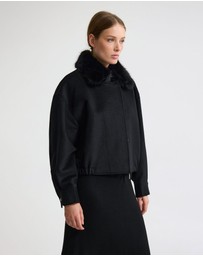 Oxford - Freja Detatch Faux Fur Trim Jacket