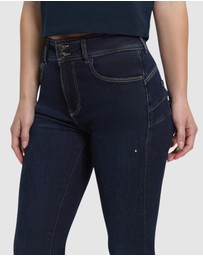 GUESS - High-Rise Skinny Shape Up Denim Jeans