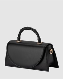 Olga Berg - Phoebe Bamboo Handle Bag