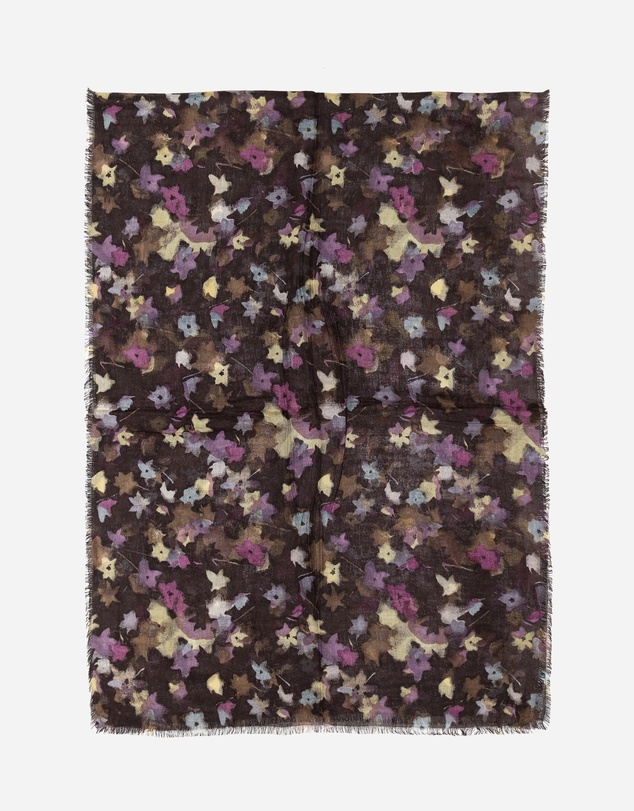 Ozwear Connection Uggs - 100% Australian Wool Print Scarf Purple
