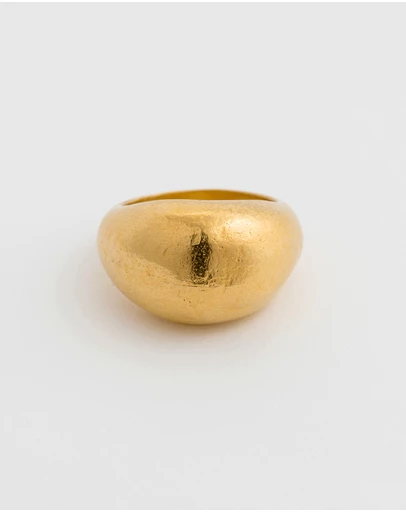Kirstin Ash - Golden Light Dome Ring