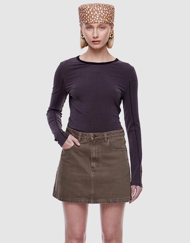 ENA PELLY - Stella Denim Mini Skirt