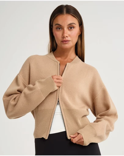All Fenix - Two Way Zip Knit Bomber