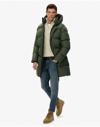 Superdry - Hooded Sports Puffer Mid Jacket