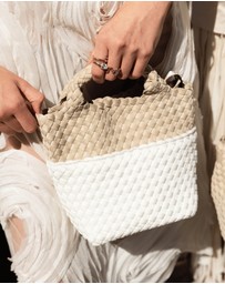 Chuchka - Woven Neoprene Mini Tote Two Tone