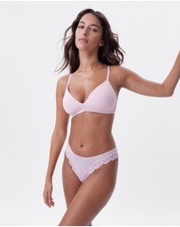 Bras N Things - NKD Lightly Lined Wirefree Bra - Pink