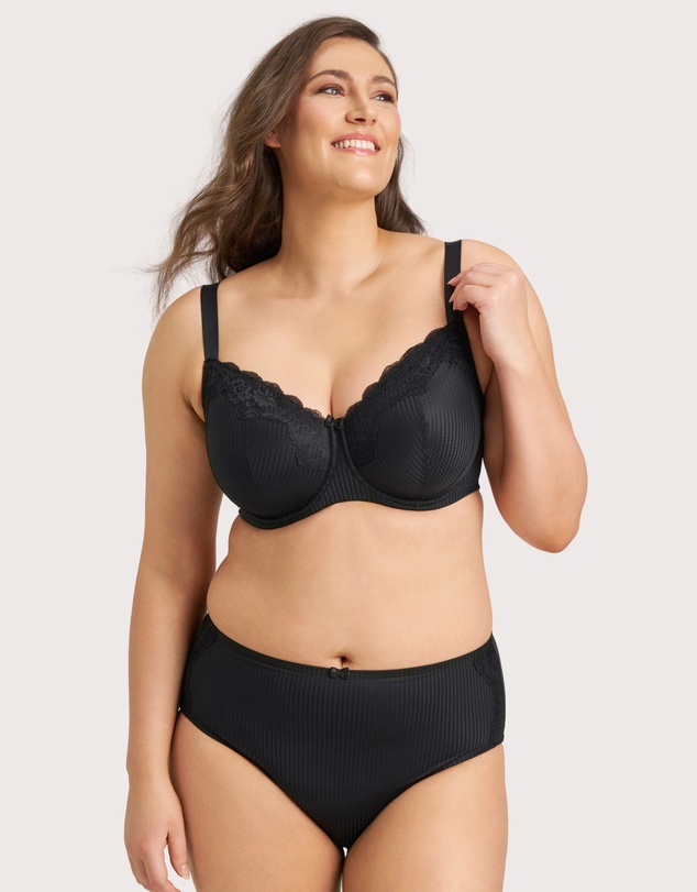 Ava & Audrey  - Ava & Audrey Jacqueline Smoothing Full Brief with Lace