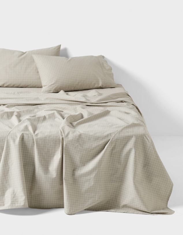 Linen House - Volley Check Sheet Set