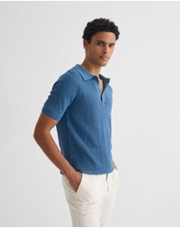 Oxford - Huck Lined Knitted Polo