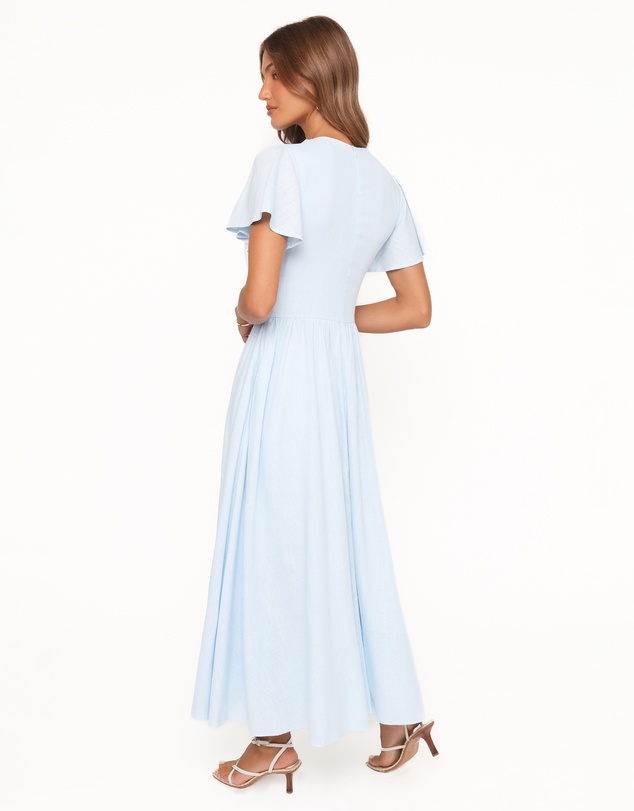 Petal & Pup - Jessima Midi Dress - Pale Blue