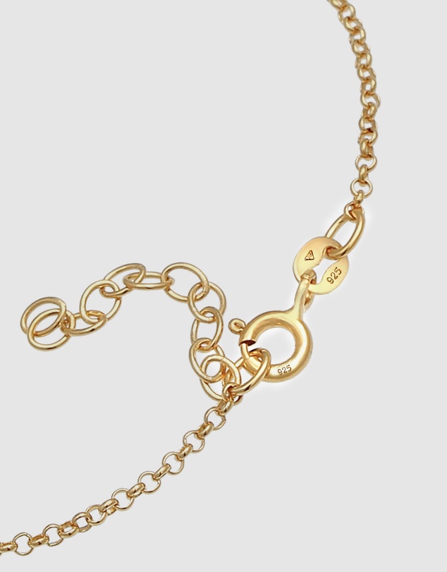 Elli Jewelry - Bracelet Horseshoe 925 Sterling Silver Gold-Plated