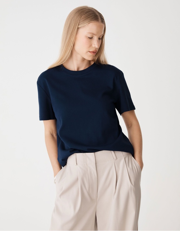Forcast - May Relaxed Cotton T-shirt