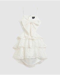 Bardot Junior - Tulip Lace Bow Dress - Kids-Teens