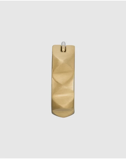 Diesel - Steel Gold-Tone Earring