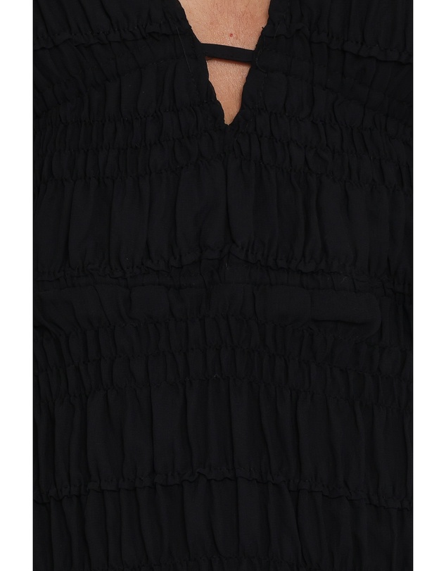 Petal & Pup - Zafira Textured Halter Top - Black