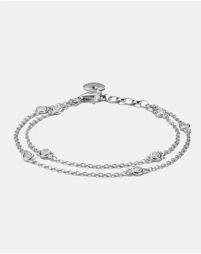 THOMAS SABO - THOMAS SABO Bracelet with Zirconia Double-Row