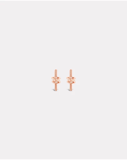 Ichu - Knotted Bar Earrings