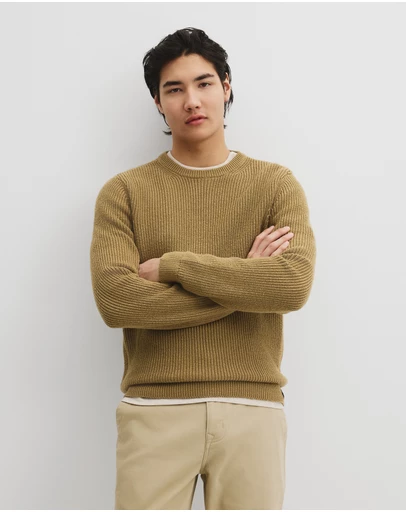 Country Road - Workwear Australian Cotton Crew Knit
