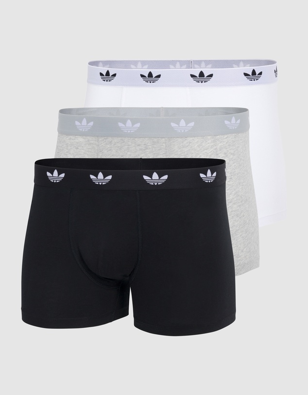 adidas Originals - 3 Pack Comfort Flex Cotton Trunk Underwear