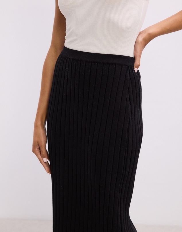 The Fated - Nessa Knit Midi Skirt