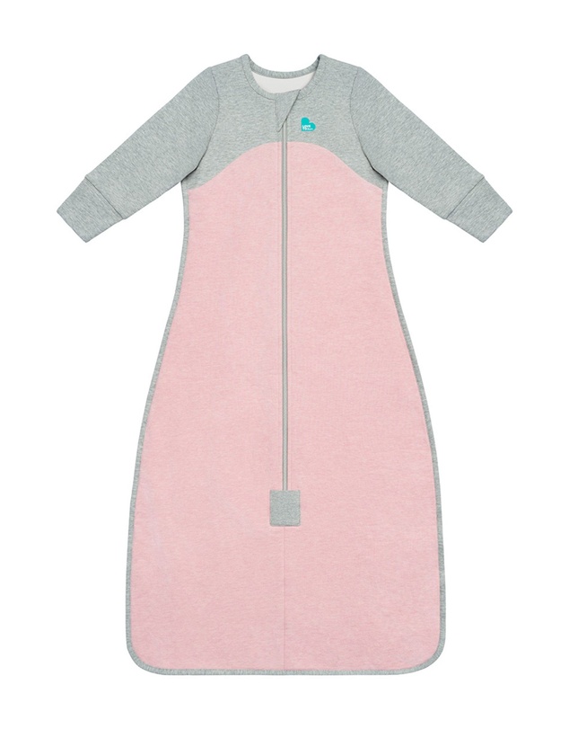 Love to Dream - Sleep Bag 1.0 TOG Long Sleeve Organic Cotton in Dusty Pink