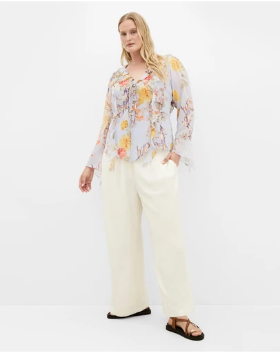 City Chic - Sweet Nothings Frill Top