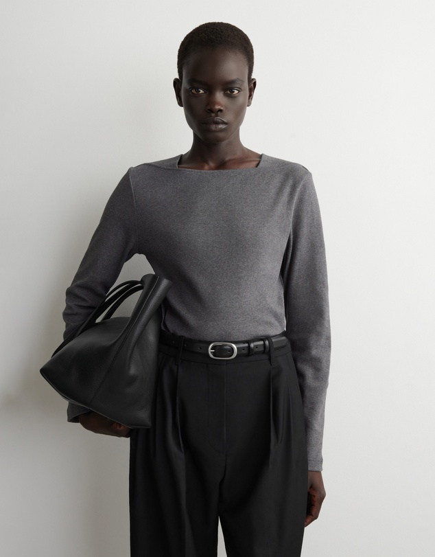 COS - Cotton-Jersey Long-Sleeved Top