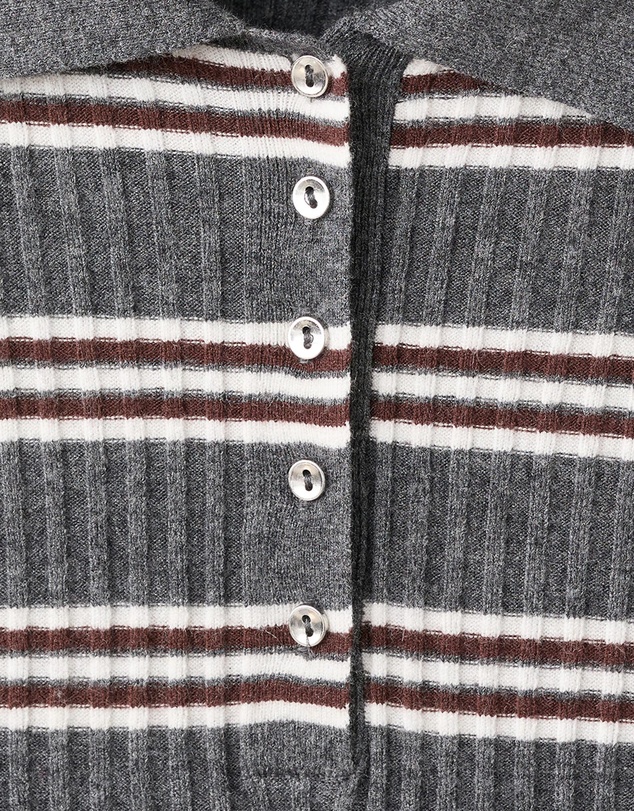 M.N.G - Striped Ribbed-Knit Sweater