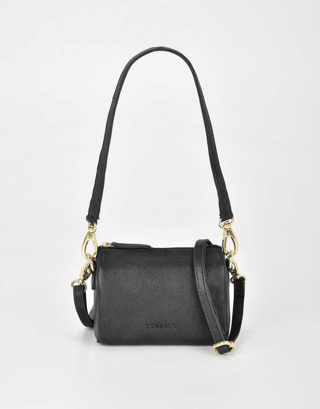 Cobb & Co - Botany Classic Barrel Leather Crossbody Bag