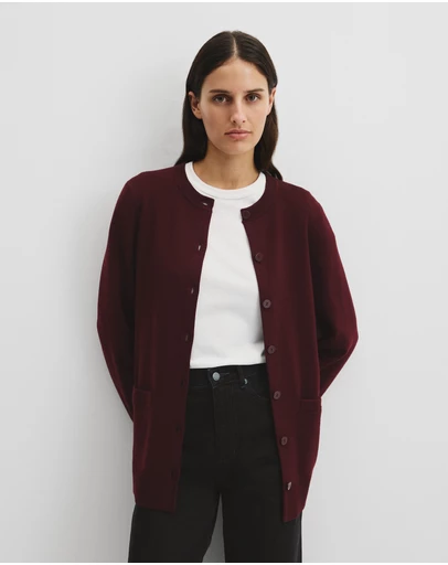 Country Road - Compact Wool Longline Cardigan