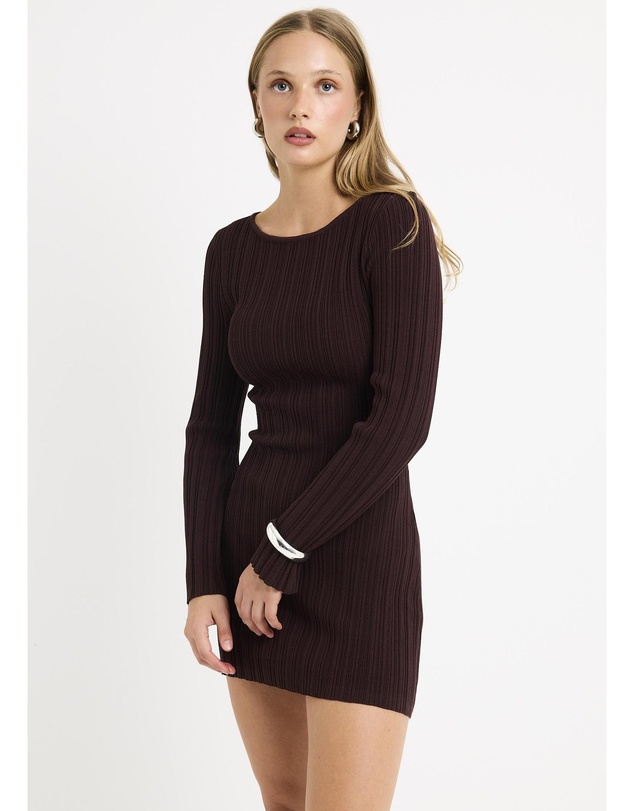 Subtitled - Tahlia Long Sleeve Knit Dress