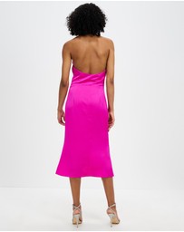 Honey and Beau - Euphoric Halter Midi Dress