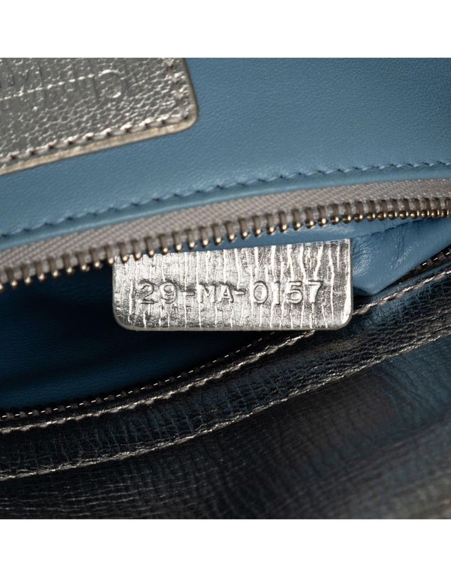 Pre-Loved by Azura Reborn - Pre-Loved Small Metallic Grained Calfskin Cannage My ABCDior Lady Dior