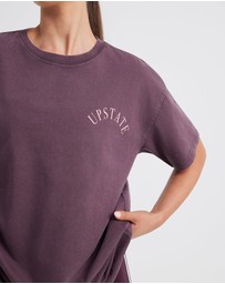 Upstate - Thrive Tee - Washed Merlot
