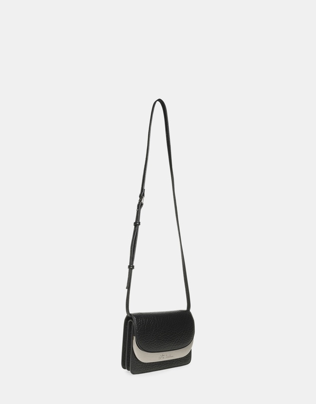 Steve Madden - BAllie Black/Gunmetal Crossbody Bag