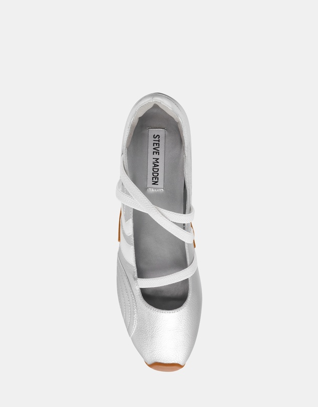 Steve Madden - Joisie Silver Sneakers
