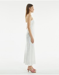 Third Form - Crush Bias Strapless Dress