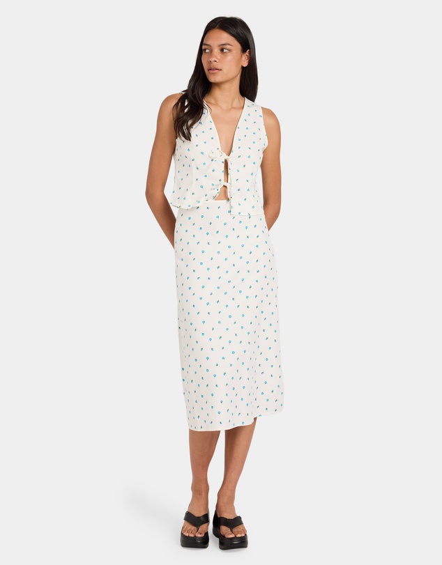 RVCA - Womens Rose Bud Annika Midi Skirt