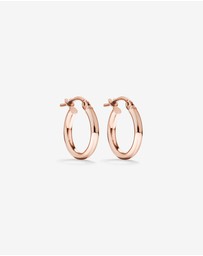 Michael Hill - 14mm Hoop Earrings in 10kt Rose Gold