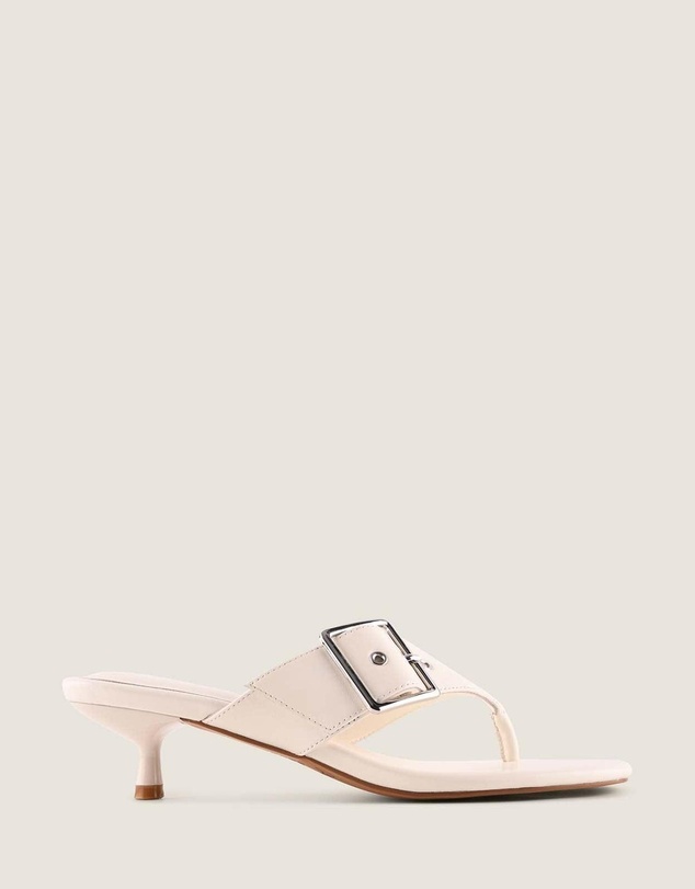 Shelly Shen - Suri High Sandals White Leather