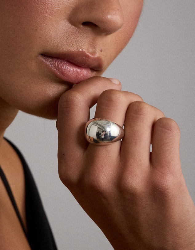 Michael Hill - Wide Dome Ring in Sterling Silver