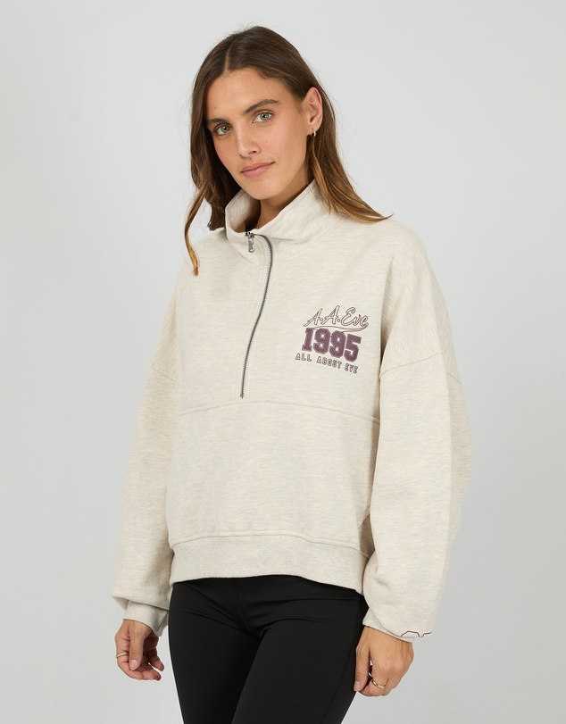 All About Eve - Eve Team 1/4 Zip Oat