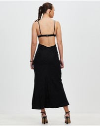 Third Form - Paisley Bias Triangle Midi Dress