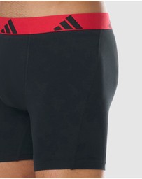 adidas Sportswear - 3 Pack Active Flex Cotton Boxer Brief Underwear