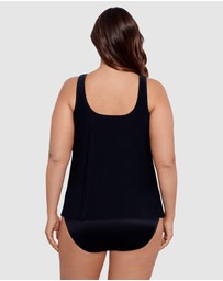 Miraclesuit Swimwear  - Illusionists Ursula High Neck Underwired Plus Size Tankini Top