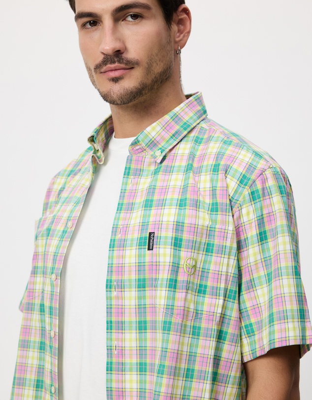 No Problemo - Alieno Embroidered SS Check Shirt