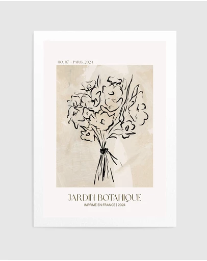 Olive et Oriel - Jardin Botanique No01 by Treechild Art Print