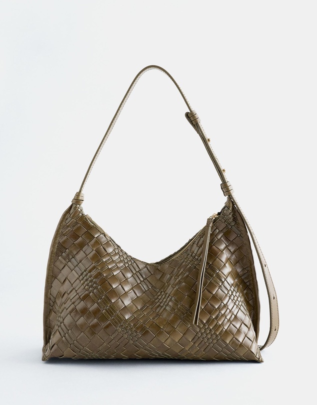 & Other Stories - Interwoven Leather Crossbody Bag